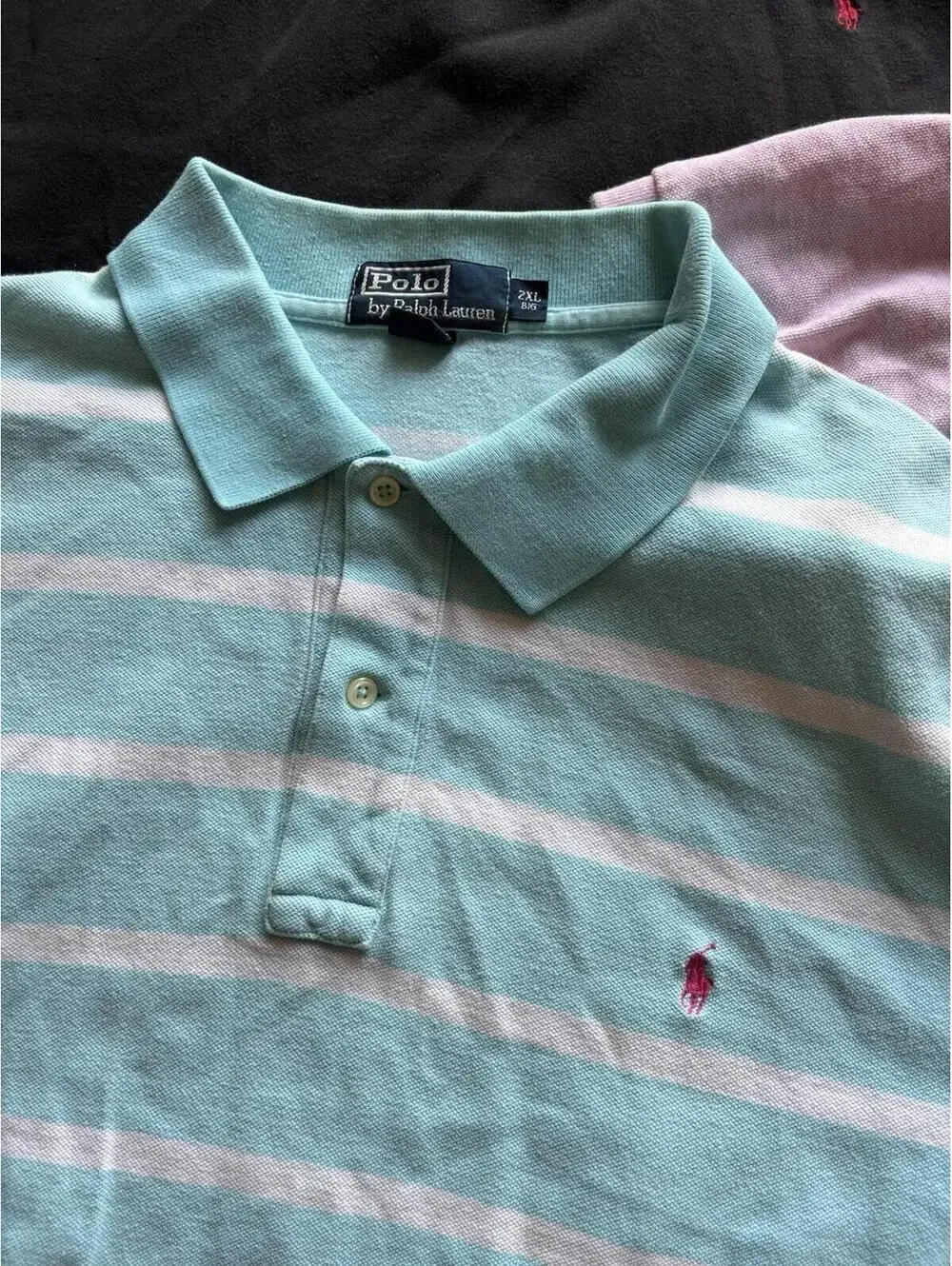 Polo Ralph Lauren Men's Size 2XL Polo Shirt Multicolor Pony - LOT OF 7 shirts